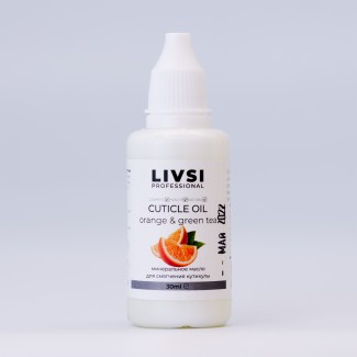 Cuticle oil mineral orange&green tea (30 мл) LIVSI