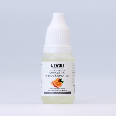 Cuticle oil mineral orange&green tea (10 мл) LIVSI
