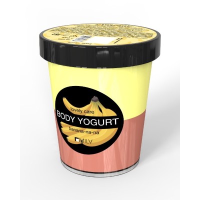Крем-йогурт для тела "Банан". 210 г