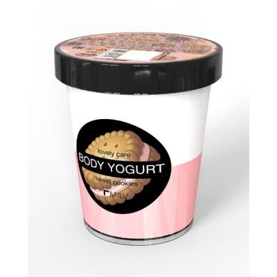Крем-йогурт для тела "Печенье". 210 г				