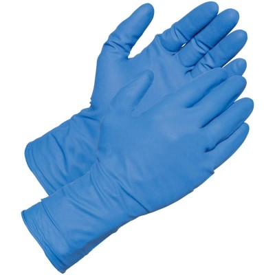 Перчатки mediOK (Nitrile) нитриловые , неопудреные, голубая, размер M, 50 пар