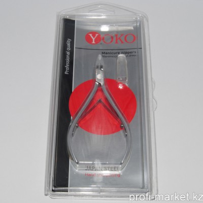 Щипчики для кожи "YOKO" (мод. SK 003), двойная пружина, длина лезвия 6 мм