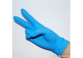 Перчатки нитриловые неопудренные, размер S, 47-50 пар (03 Голубые)
