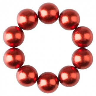 Набор магнитных шариков для дизайна гель-лаком Кошачий глаз, 10 шт. (05 Красные)