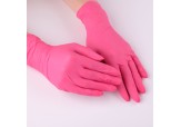 Перчатки mediOK (Nitrile) нитриловые , неопудреные, розовая, размер M, 50 пар