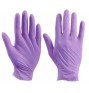 Перчатки mediOK (Nitrile) нитриловые , неопудреные, фиолетовая, размер M, 50 пар