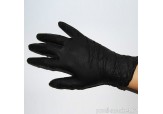 Перчатки нитриловые неопудренные, размер M, 47-50 пар (05 Черные)