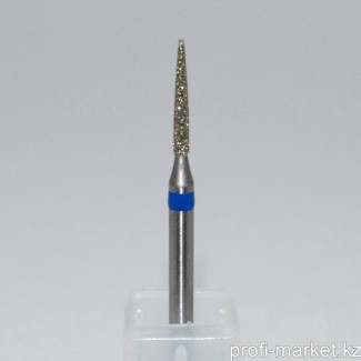Б807-03 Насадка алмазная игловидная острая, синяя (средняя зернистость) Ø 0,14