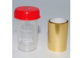 Переводная фольга для дизайна ногтей 1,2м  №81 "Velena" (золотой матовый металлик)