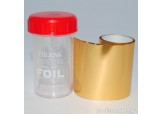 Переводная фольга для дизайна ногтей 1,2м  №082 "Velena" (золотой матовый металлик 2)