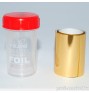 Переводная фольга для дизайна ногтей 1,2м  №126 "Velena" (светло-оранжевое золото металлик)