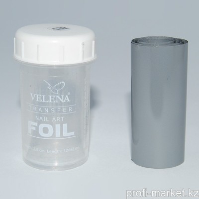 Переводная фольга для дизайна ногтей 1,2м  №132 "Velena" (мышиный матовый)