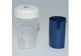 Переводная фольга для дизайна ногтей 1,2м  №135 "Velena" (сине-черный матовый)