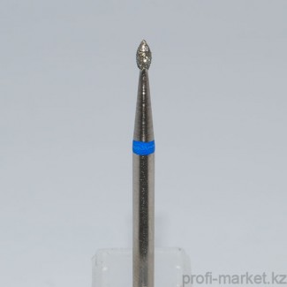 Насадка алмазная бутонообразная, синяя (средняя зернистость) Ø 0,16