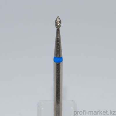 Насадка алмазная бутонообразная, синяя (средняя зернистость) Ø 0,16