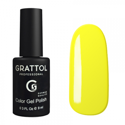 Гель-лак Grattol Color G Polish - тон №34 Yellow