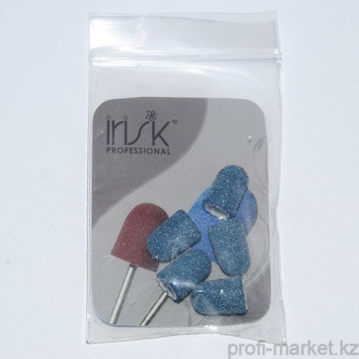 Колпачок песочный синий "IRISK", 7,0 мм (120 грит), 5 шт