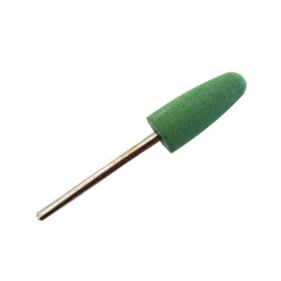Насадка грубый шлифовщик конус закругленный (зеленый) 10мм