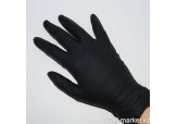 Перчатки mediOK (Nitrile) нитриловые , неопудреные, черные, размер M, 50 пар